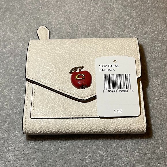Coach Small Wallet With Apple Print - Picture 3 of 8